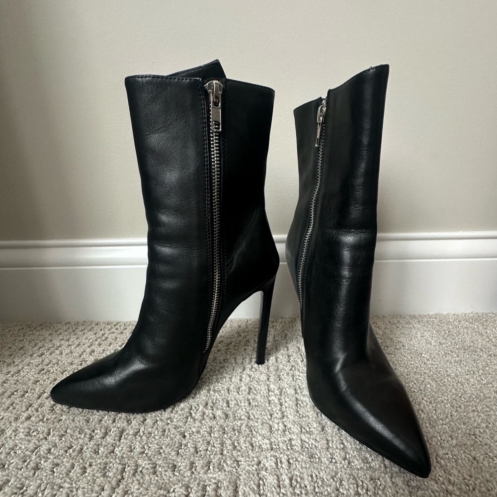 Tony Bianco Frappe Booties in Black